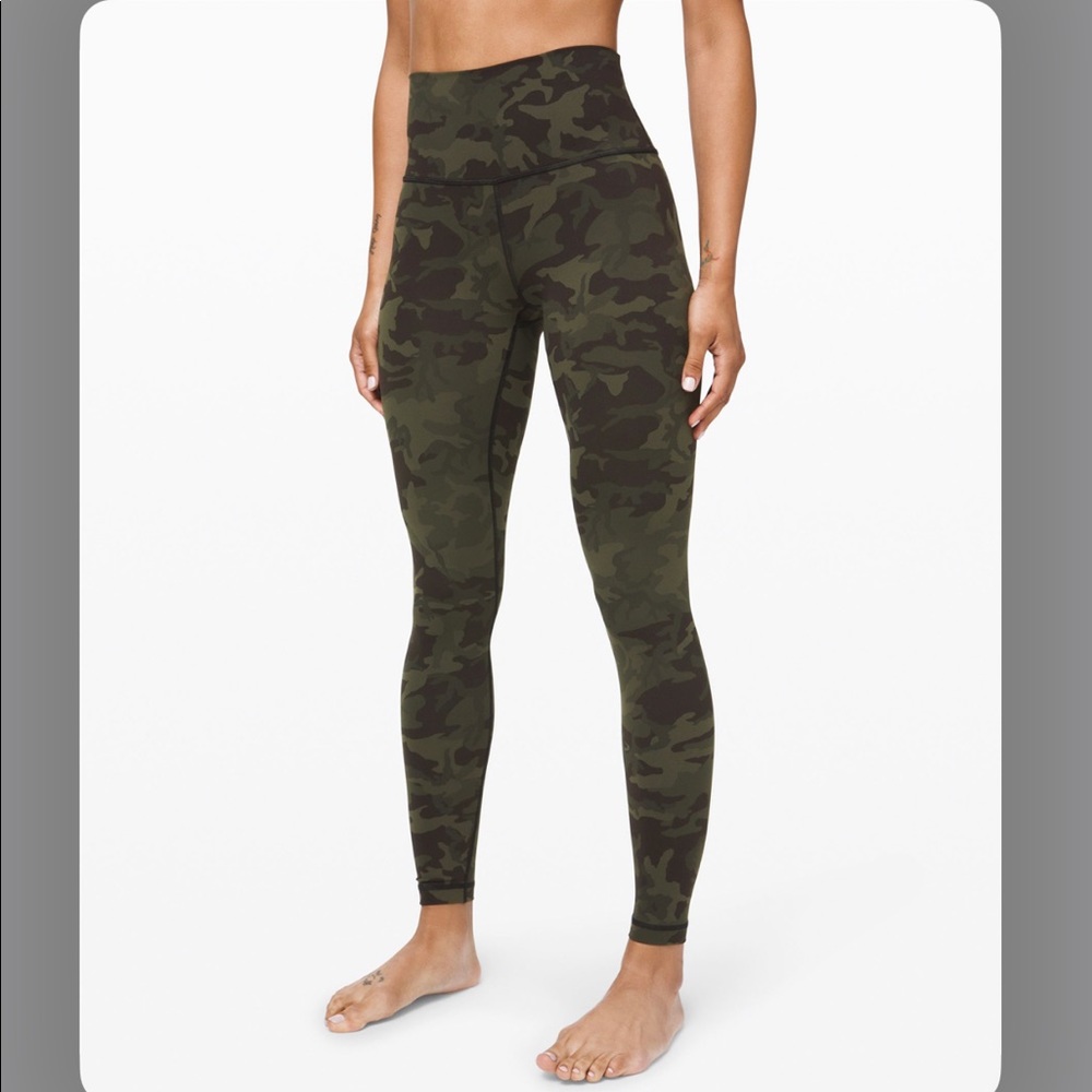 Lululemon green camo leggings